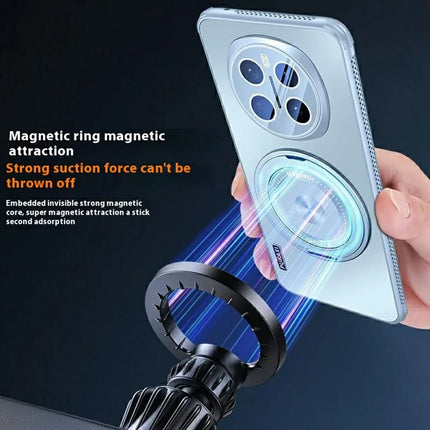 For Honor Magic7 5G Case Compatible with MagSafe Kickstand TPU+PC Heat Dissipation Phone Cover