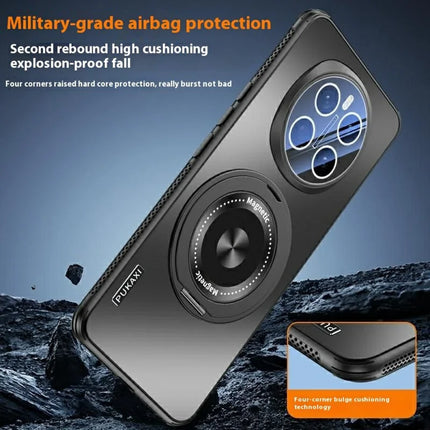 For Honor Magic7 5G Case Compatible with MagSafe Kickstand TPU+PC Heat Dissipation Phone Cover