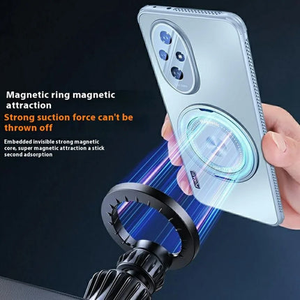 For Honor 200 5G Case Compatible with MagSafe Kickstand TPU+PC Heat Dissipation Phone Cover