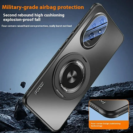 For Honor 200 5G Case Compatible with MagSafe Kickstand TPU+PC Heat Dissipation Phone Cover