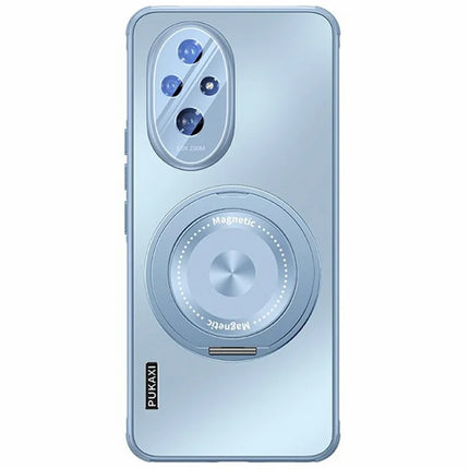 For Honor 200 5G Case Compatible with MagSafe Kickstand TPU+PC Heat Dissipation Phone Cover - Blue