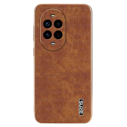 AZNS For Huawei nova 13 Pro 5G Case Electroplating Crocodile Texture PU+TPU Phone Cover