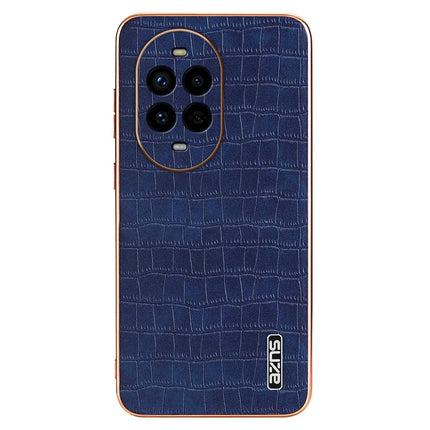 AZNS For Huawei nova 13 Pro 5G Case Electroplating Crocodile Texture PU+TPU Phone Cover