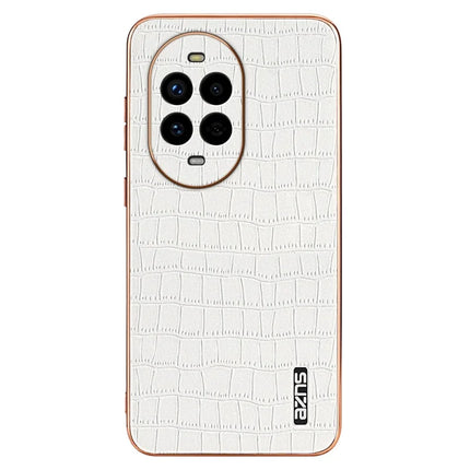 AZNS For Huawei nova 13 Pro 5G Case Electroplating Crocodile Texture PU+TPU Phone Cover