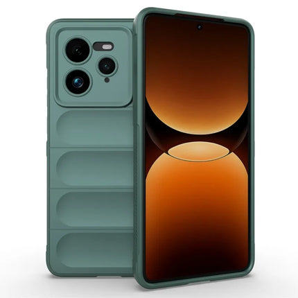For Realme GT 7 Pro 5G Case Anti-Drop Soft TPU Rugged Phone Back Cover - Green