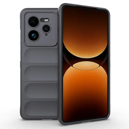 For Realme GT 7 Pro 5G Case Anti-Drop Soft TPU Rugged Phone Back Cover - Dark Grey