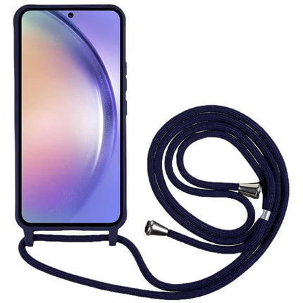 For Samsung Galaxy A36 5G Case TPU Soft Shockproof Phone Cover with Adjustable Lanyard