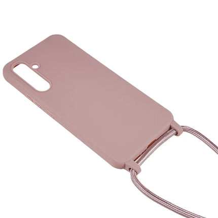 For Samsung Galaxy A36 5G Case TPU Soft Shockproof Phone Cover with Adjustable Lanyard