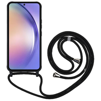 For Samsung Galaxy A36 5G Case TPU Soft Shockproof Phone Cover with Adjustable Lanyard