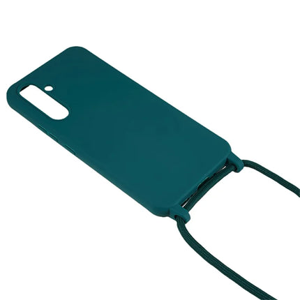 For Samsung Galaxy A36 5G Case TPU Soft Shockproof Phone Cover with Adjustable Lanyard