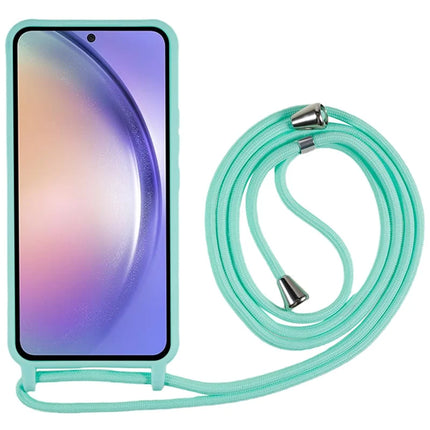 For Samsung Galaxy A36 5G Case TPU Soft Shockproof Phone Cover with Adjustable Lanyard