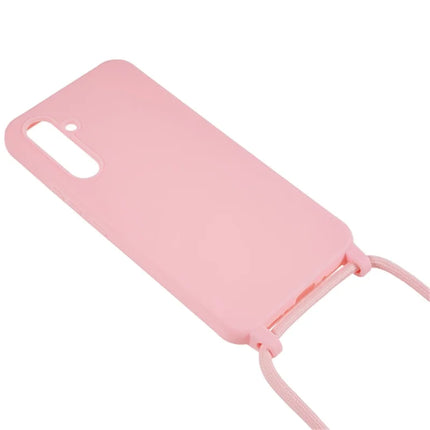For Samsung Galaxy A36 5G Case TPU Soft Shockproof Phone Cover with Adjustable Lanyard