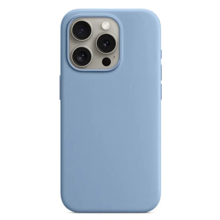 For iPhone 15 Pro Max Case Protective Liquid Silicone Phone Back Cover - Green