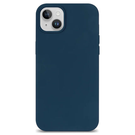 For iPhone 14 Case Shockproof Soft Silicone Phone Cover - Blue