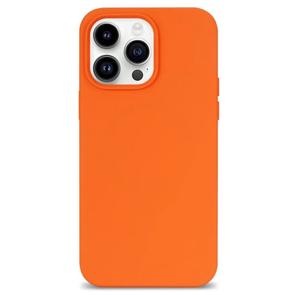 For iPhone 13 Pro Max Case Shockproof Soft Silicone Phone Cover - Orange