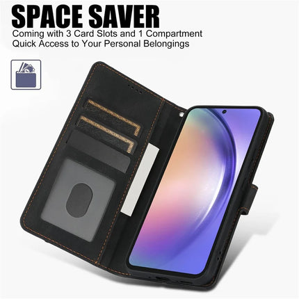 For Samsung Galaxy A26 5G Case PU Leather Phone Cover with Wallet Stand View