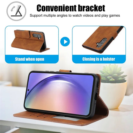 For Samsung Galaxy A26 5G Case PU Leather Phone Cover with Wallet Stand View