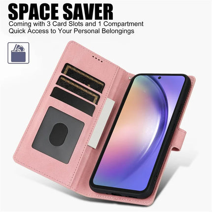 For Samsung Galaxy A26 5G Case PU Leather Phone Cover with Wallet Stand View