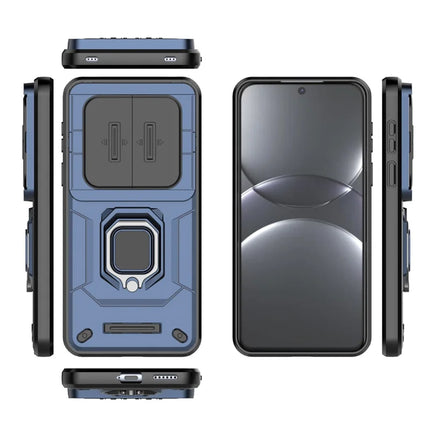 For Huawei Mate 70 Pro+ / 70 Pro Case PC+TPU Kickstand Phone Protector with Lens Cover
