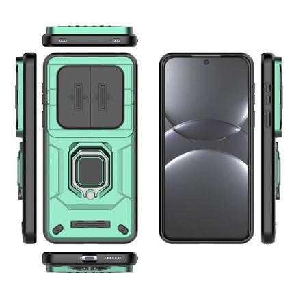 For Huawei Mate 70 Pro+ / 70 Pro Case PC+TPU Kickstand Phone Protector with Lens Cover