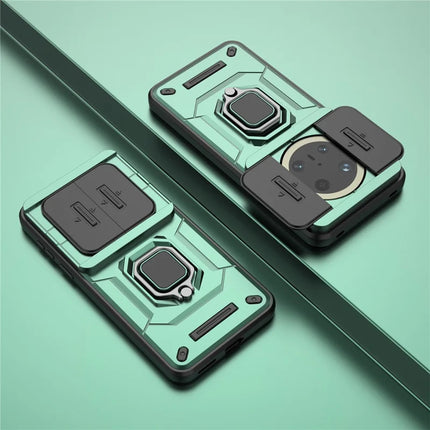 For Huawei Mate 70 Pro+ / 70 Pro Case PC+TPU Kickstand Phone Protector with Lens Cover