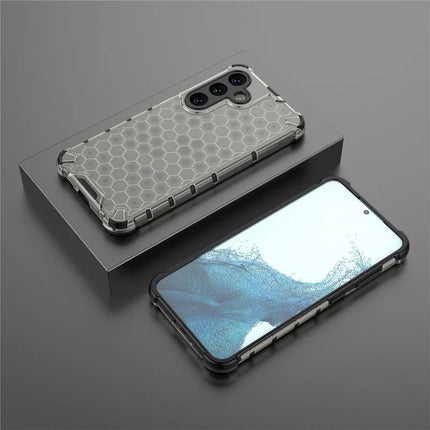 For Samsung Galaxy A26 5G Case PC+TPU Phone Cover Honeycomb Shape