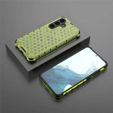 For Samsung Galaxy A26 5G Case PC+TPU Phone Cover Honeycomb Shape