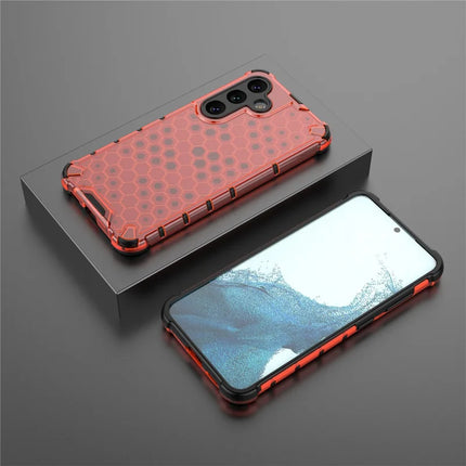 For Samsung Galaxy A26 5G Case PC+TPU Phone Cover Honeycomb Shape