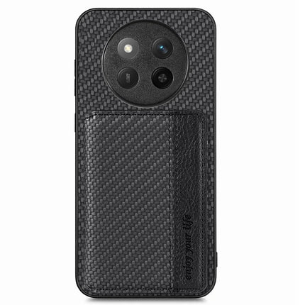 For Honor X60 Pro 5G / Magic7 Lite 5G / X9c 5G Case RFID Blocking Card Holder Leather+PC+TPU Phone Cover - Black