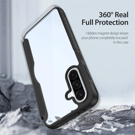 For Samsung Galaxy A36 5G / A56 5G Leather Case DUX DUCIS Skin X Pro Series Stand Cover Compatible with MagSafe