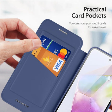 For Samsung Galaxy A36 5G / A56 5G Leather Case DUX DUCIS Skin X Pro Series Stand Cover Compatible with MagSafe