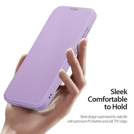 For Samsung Galaxy A36 5G / A56 5G Leather Case DUX DUCIS Skin X Pro Series Stand Cover Compatible with MagSafe