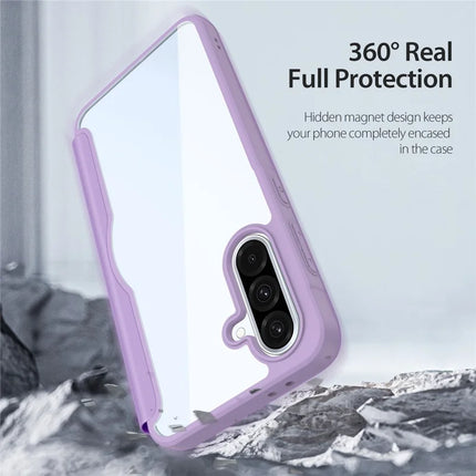 For Samsung Galaxy A36 5G / A56 5G Leather Case DUX DUCIS Skin X Pro Series Stand Cover Compatible with MagSafe