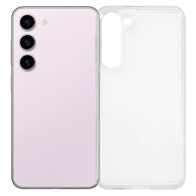 For Samsung Galaxy S23 Case HD Clear Soft TPU Phone Back Cover Airbag Protection