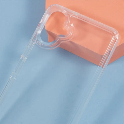 For Samsung Galaxy A06 Case HD Clear Soft TPU Phone Back Cover Airbag Protection