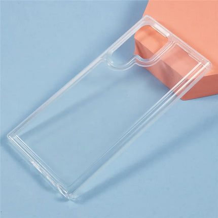 For Samsung Galaxy S22 Ultra 5G Case HD Clear Soft TPU Phone Back Cover Airbag Protection