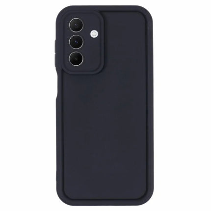 For Samsung Galaxy A26 5G Case Grooved Design TPU Anti-Slip Phone Cover - Black