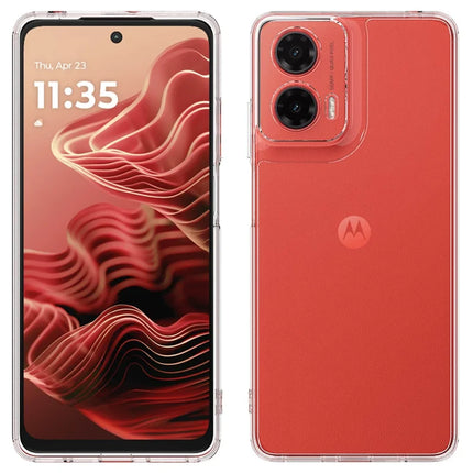 For Motorola Moto G35 5G Clear Phone Case TPU+Acrylic Shockproof Phone Back Cover