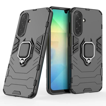 For Samsung Galaxy A26 5G Case PC+TPU Protective Phone Cover with Ring Kickstand