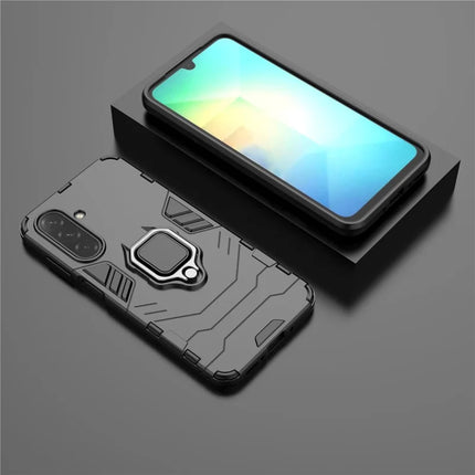 For Samsung Galaxy A26 5G Case PC+TPU Protective Phone Cover with Ring Kickstand