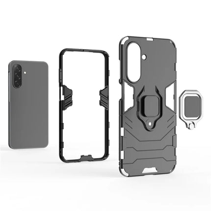 For Samsung Galaxy A26 5G Case PC+TPU Protective Phone Cover with Ring Kickstand