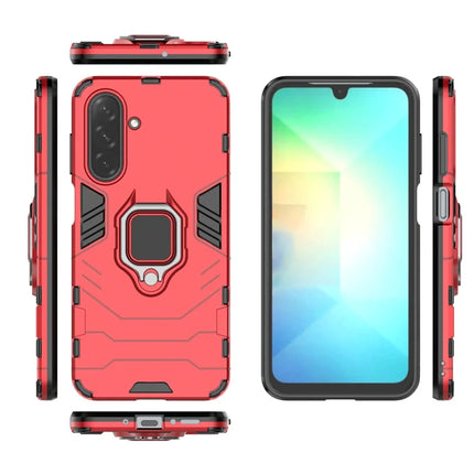 For Samsung Galaxy A26 5G Case PC+TPU Protective Phone Cover with Ring Kickstand