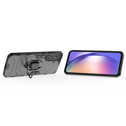 For Samsung Galaxy A36 5G Case PC+TPU Protective Phone Cover with Ring Kickstand