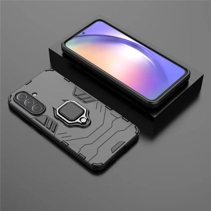 For Samsung Galaxy A36 5G Case PC+TPU Protective Phone Cover with Ring Kickstand