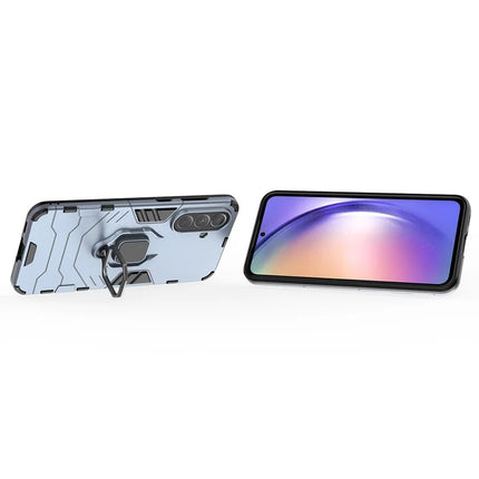 For Samsung Galaxy A36 5G Case PC+TPU Protective Phone Cover with Ring Kickstand