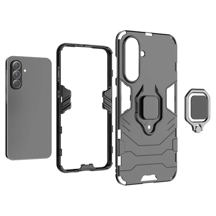 For Samsung Galaxy A36 5G Case PC+TPU Protective Phone Cover with Ring Kickstand