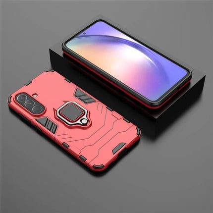 For Samsung Galaxy A36 5G Case PC+TPU Protective Phone Cover with Ring Kickstand