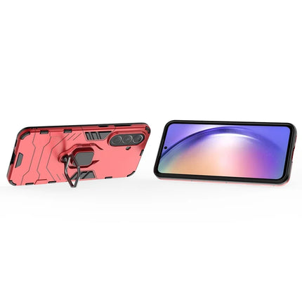 For Samsung Galaxy A56 5G Case PC+TPU Protective Phone Cover with Ring Kickstand
