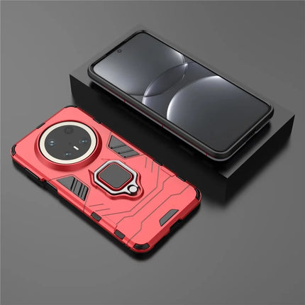 For Huawei Mate 70 Pro+ / 70 Pro Case PC+TPU Protective Phone Cover with Ring Kickstand