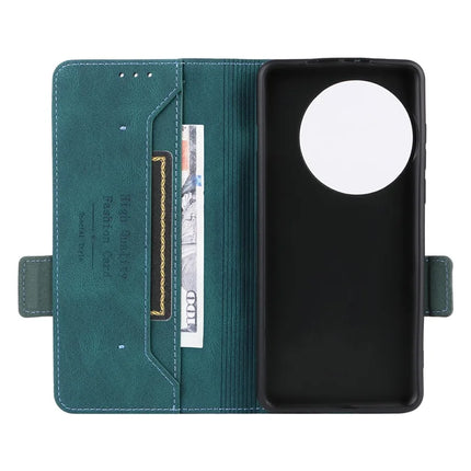 For OnePlus 13 Case Leather Wallet Flip Phone Cover with Hardware Decor